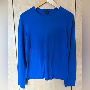 Theory, Blue Wool Crew New Sweater L